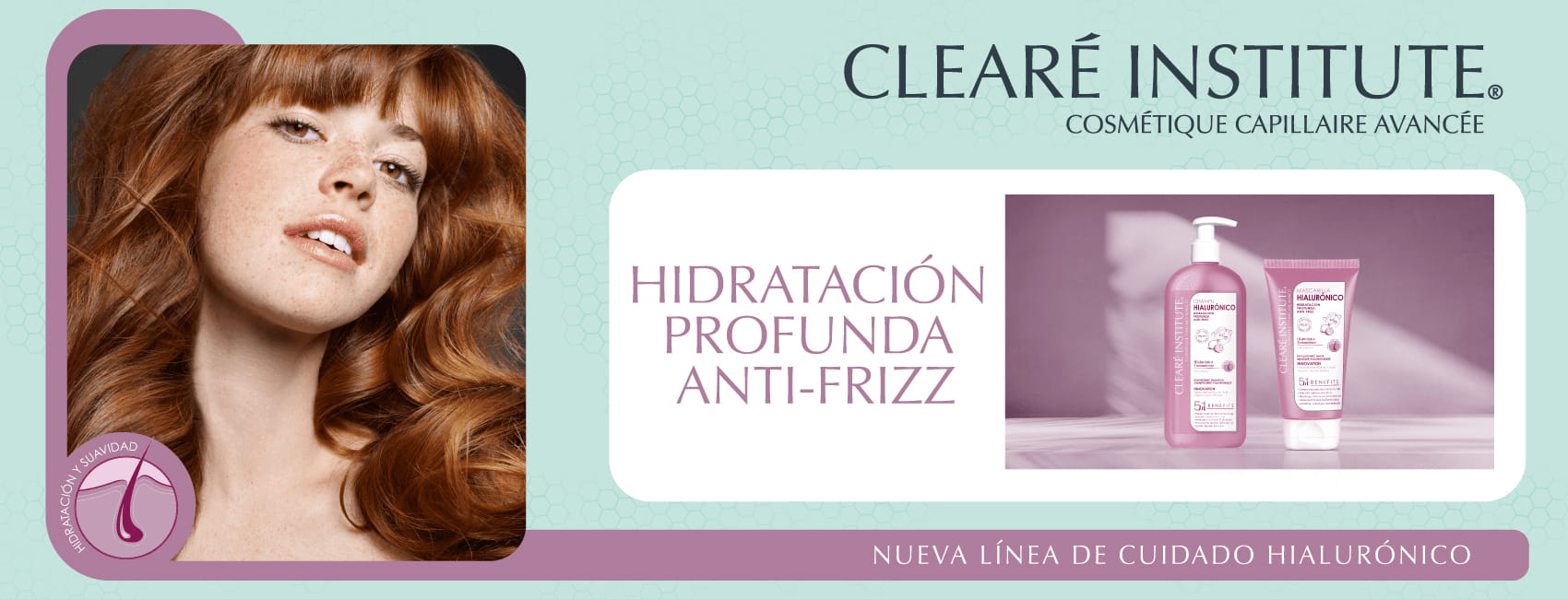 Banner línea ácido hialurónico de cleare institute